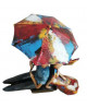 SCULPTURE COUPLE PARAPLUIE "PIGMENT" SOCADIS