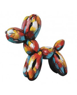 SCULPTURE CHIEN "PIGMENT" SOCADIS
