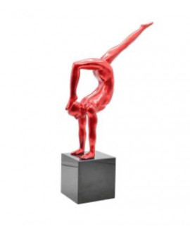 GYMNASTE FLESSIBILITA ROUGE SUR SOCLE SOCADIS
