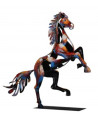 SCULPTURE CHEVAL CABRÉ "PIGMENT" SOCADIS