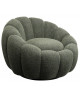 FAUTEUIL PIVOTANT PEPPO BLOOM ORANGE KARE DESIGN