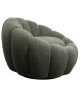 FAUTEUIL PIVOTANT PEPPO BLOOM ORANGE KARE DESIGN
