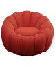 FAUTEUIL PIVOTANT PEPPO BLOOM ORANGE KARE DESIGN