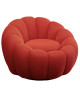 FAUTEUIL PIVOTANT PEPPO BLOOM ORANGE KARE DESIGN