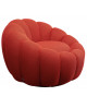 FAUTEUIL PIVOTANT PEPPO BLOOM ORANGE KARE DESIGN