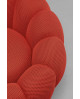 FAUTEUIL PIVOTANT PEPPO BLOOM ORANGE KARE DESIGN