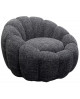 FAUTEUIL PIVOTANT PEPPO BLOOM ORANGE KARE DESIGN
