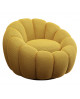 FAUTEUIL PIVOTANT PEPPO BLOOM ORANGE KARE DESIGN