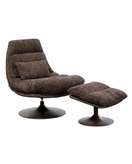 FAUTEUIL PIVOTANT ET REPOSE-PIEDS MONTREAL KARE DESIGN
