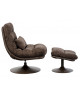 FAUTEUIL PIVOTANT ET REPOSE-PIEDS MONTREAL KARE DESIGN