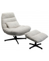 FAUTEUIL PIVOTANT ET REPOSE-PIEDS COLUMBIA KARE DESIGN