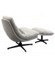 FAUTEUIL PIVOTANT ET REPOSE-PIEDS COLUMBIA KARE DESIGN