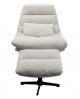 FAUTEUIL PIVOTANT ET REPOSE-PIEDS COLUMBIA KARE DESIGN