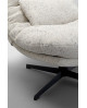 FAUTEUIL PIVOTANT ET REPOSE-PIEDS COLUMBIA KARE DESIGN