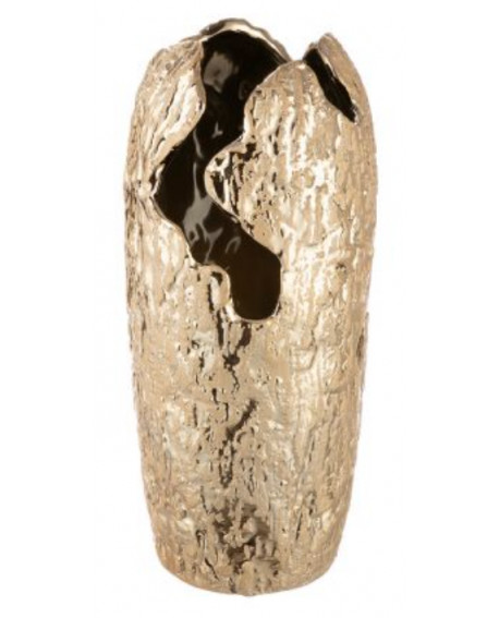 VASE CÉRAMIQUE OR GILDE