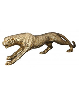 SCULPTURE GUÉPARD OR GILDE