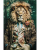 TABLEAU EN VERRE MISTER LION 150X100 KARE DESIGN