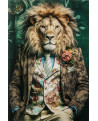 TABLEAU EN VERRE MISTER LION 150X100 KARE DESIGN