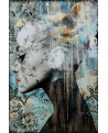 TABLEAU EN VERRE LADY FLOWER 100X150 KARE DESIGN