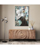 TABLEAU EN VERRE LADY FLOWER 100X150 KARE DESIGN