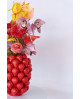 VASE STRAWBERRIES ROUGE KARE DESIGN