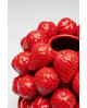 VASE STRAWBERRIES ROUGE KARE DESIGN