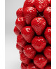 VASE STRAWBERRIES ROUGE KARE DESIGN
