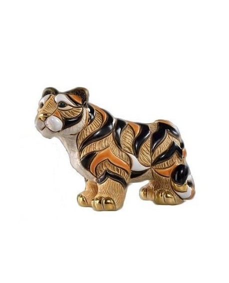 STATUETTE TIGRE DU BENGALE DE ROSA