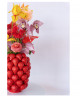 VASE STRAWBERRIES ROUGE KARE DESIGN