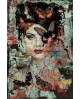 TABLEAU EN VERRE LADY BUTTERFLY 100X150 KARE DESIGN