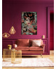 TABLEAU EN VERRE LADY BUTTERFLY 100X150 KARE DESIGN