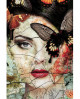 TABLEAU EN VERRE LADY BUTTERFLY 100X150 KARE DESIGN