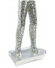 SCULPTURE HOMME ARGENT GILDE