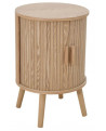 TABLE DE CHEVET RONDE NATUREL CASATHAI