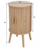 TABLE DE CHEVET RONDE NATUREL CASATHAI