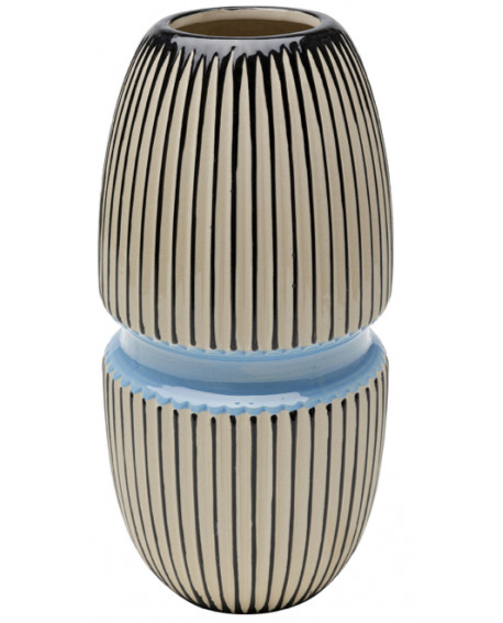 VASE CALABRIA BLEU KARE DESIGN