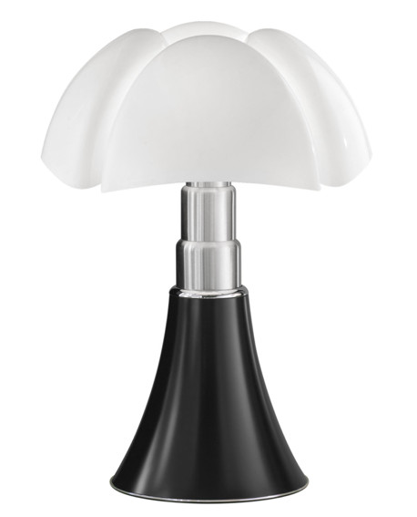 LAMPE PIPISTRELLO LED NOIR BRILLANT MARTINELLI LUCE
