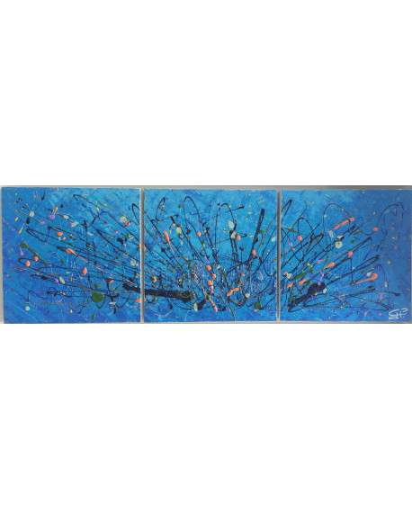 TOILE TRYPTIQUE 508 JEAN-PAUL CREMONINI