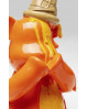 FIGURINE DÉCORATIVE SITTING GELATO BEAR ORANGE KARE DESIGN