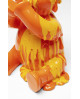 FIGURINE DÉCORATIVE SITTING GELATO BEAR ORANGE KARE DESIGN