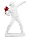 FIGURINE DÉCORATIVE STREET ART BOUQUET BLANC 67CM KARE DESIGN