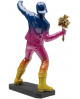 FIGURINE DÉCORATIVE STREET ART BOUQUET RAINBOW 41CM KARE DESIGN
