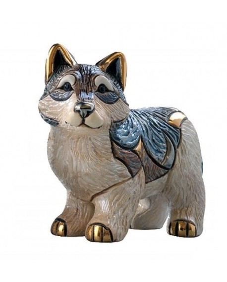 STATUETTE LOUP DE ROSA