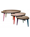 TABLES GIGOGNES PALETTE DE PEINTRE BATEL