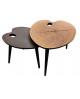 TABLES GIGOGNES PALETTE DE PEINTRE RONDIN BATEL