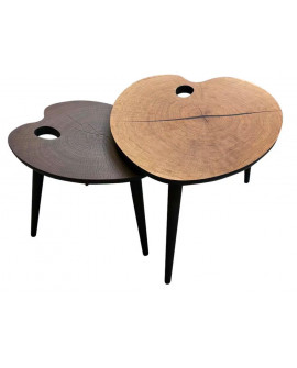 TABLES GIGOGNES PALETTE DE PEINTRE RONDIN BATEL