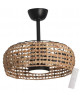 VENTILATEUR NOIR RATAN ESKRISS