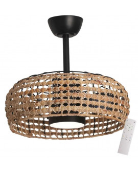 VENTILATEUR NOIR RATAN ESKRISS