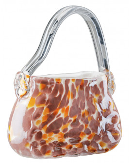 VASE SAC À MAIN VERRE GILDE