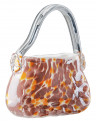 VASE SAC À MAIN VERRE GILDE